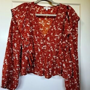 Blu pepper size medium blouse. Worn once